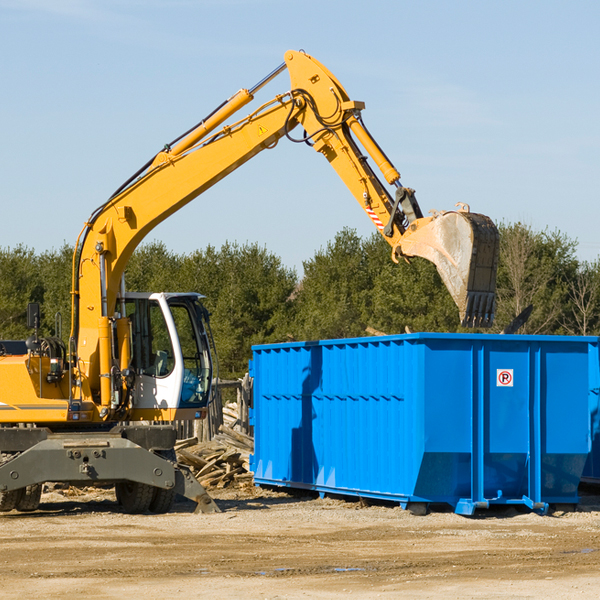 what size residential dumpster rentals are available in Everglades